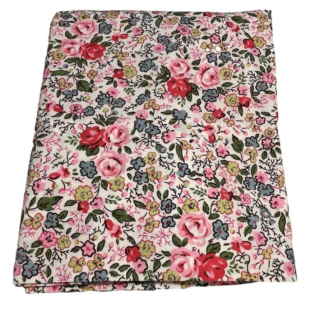 Laura Ashley Rowan Floral Pink Green Pillowcase Standard Craft